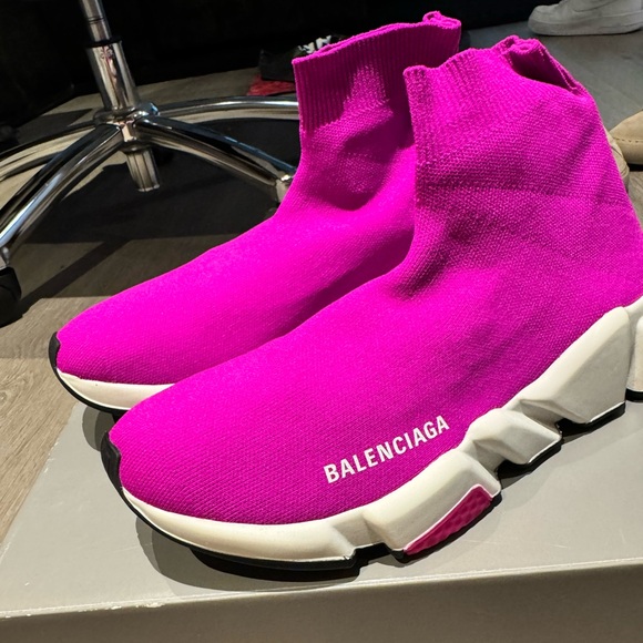 Balenciaga Speed Sneaker - Fuschia - size 38 - Picture 3 of 6